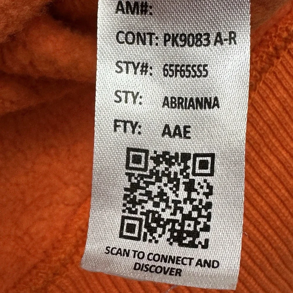 Pressbox 65F65SS5 Womens Medium Clemson University Tigers Crewneck Sweatshirt